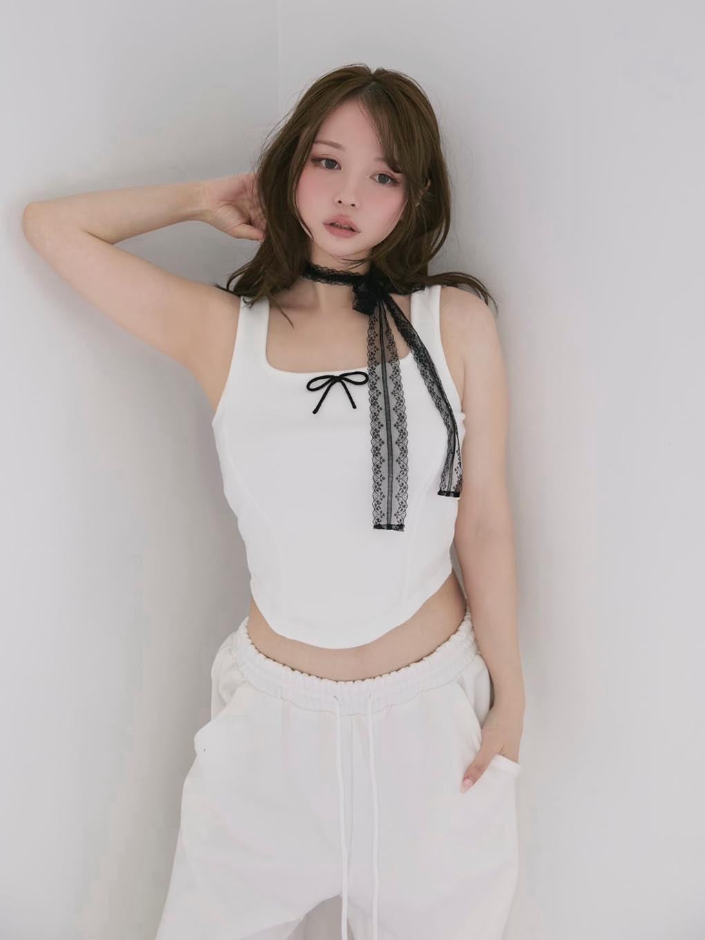 Zoe ribbon tops