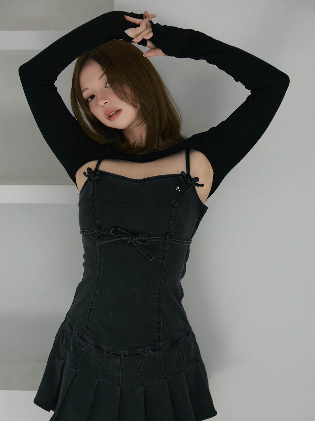 Bonnie denim mini dress