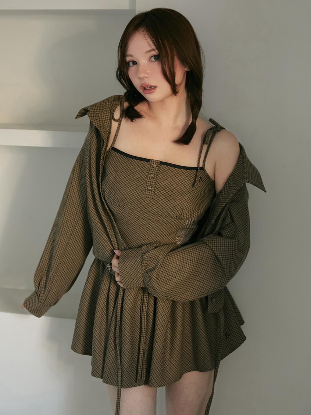 ANDMARY】Louise check set up 