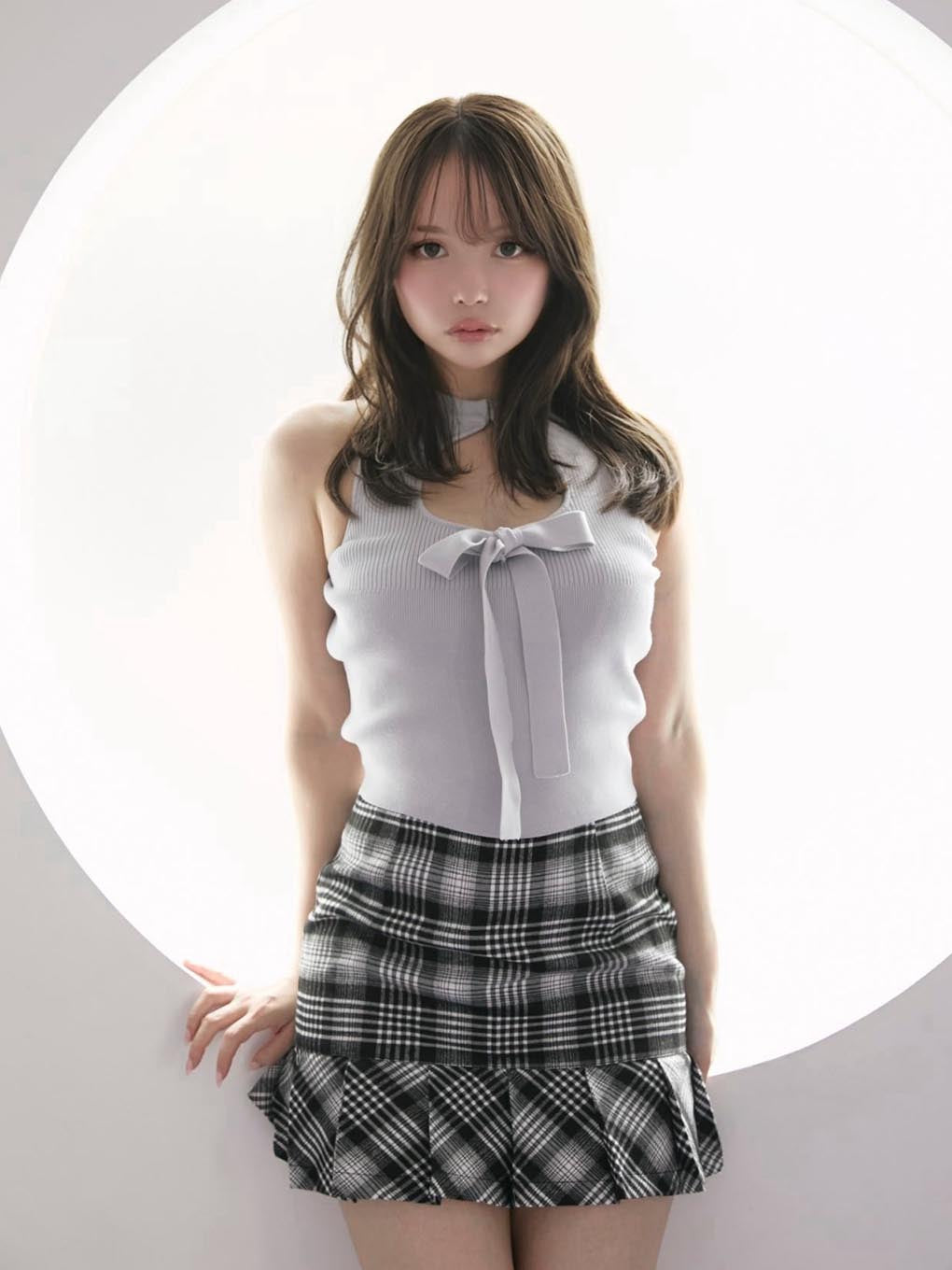 Alicia ribbon knit tops