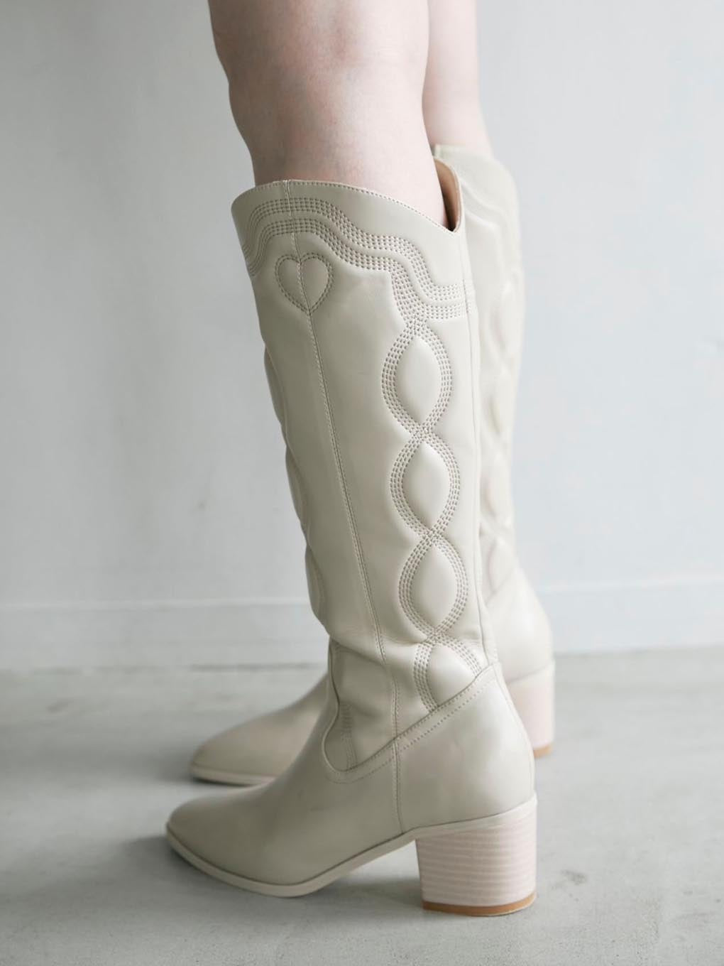 Heart point western boots