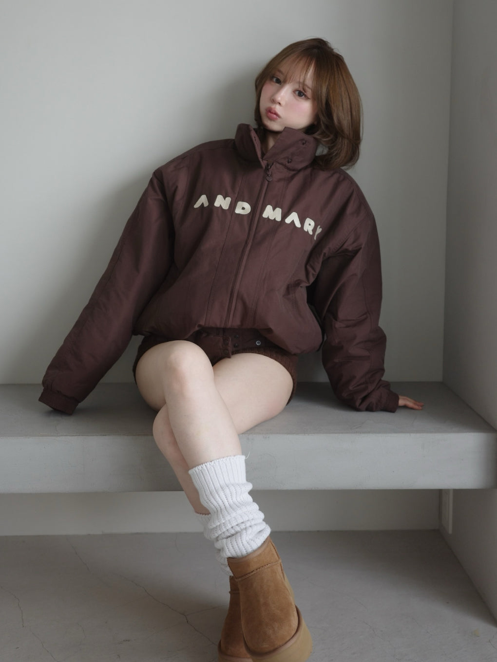 Mary logo bomber jacket