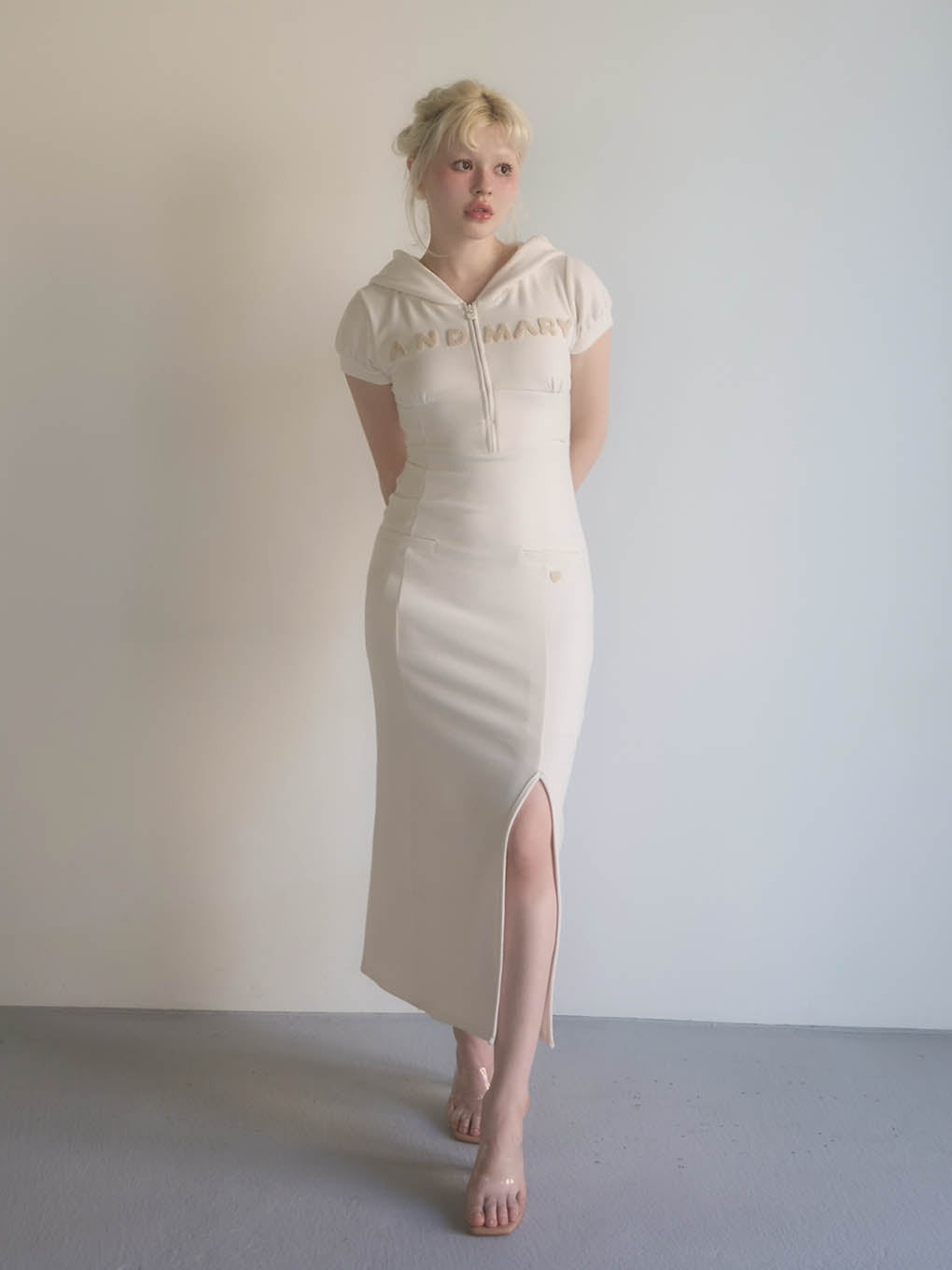 Mary logo hoodie dress