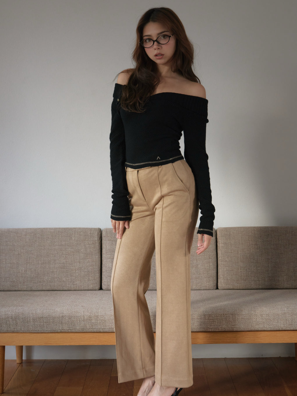 Leni cachecoeur knit tops