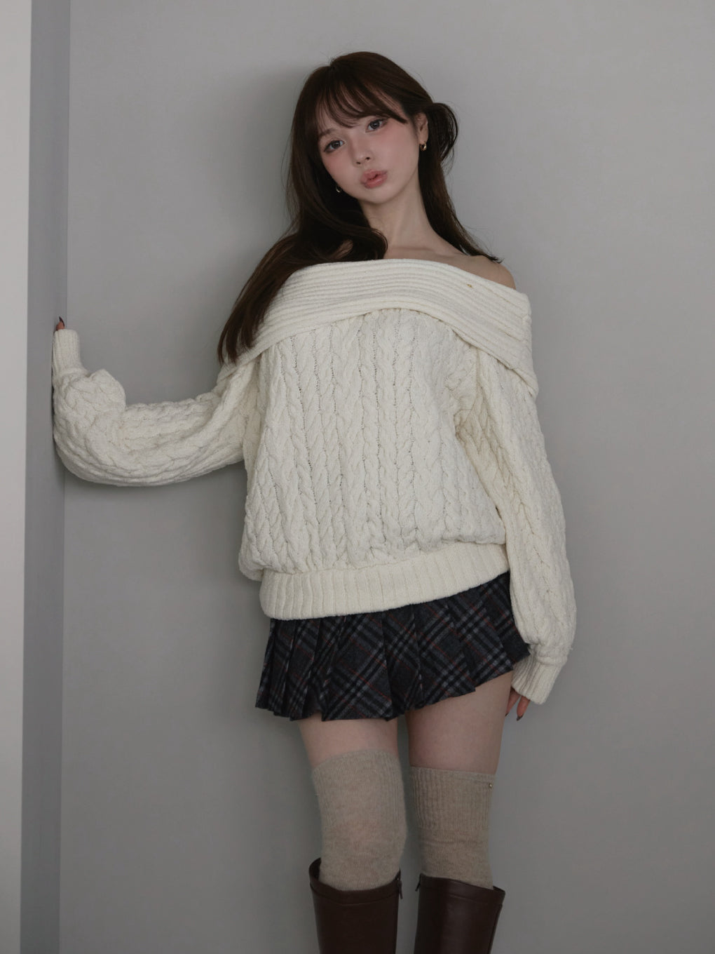 Kiki cable loose knit