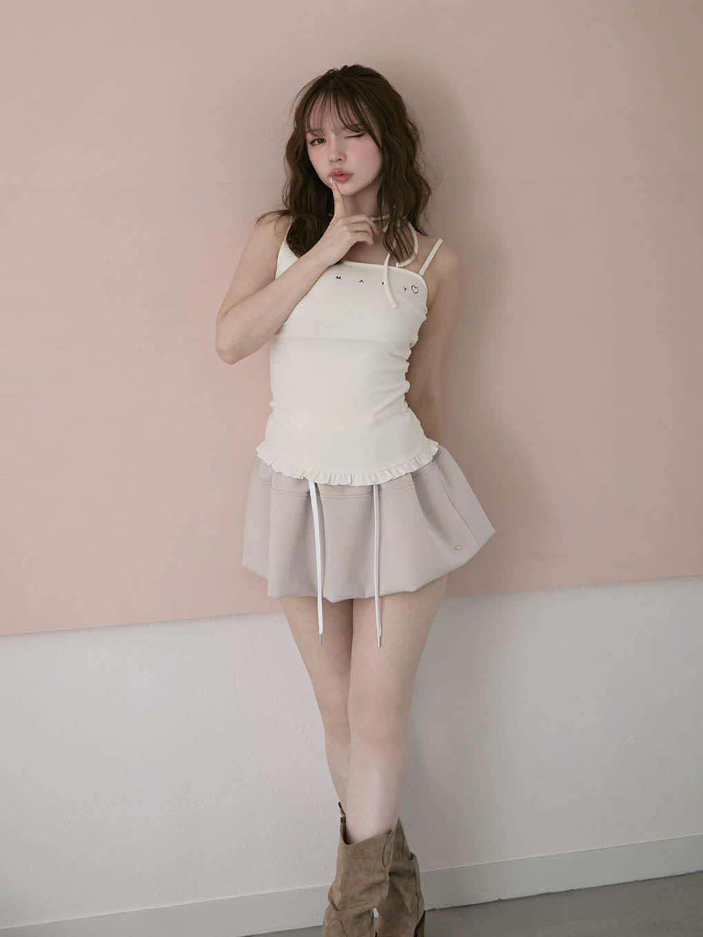 Murphy flare mini skirt