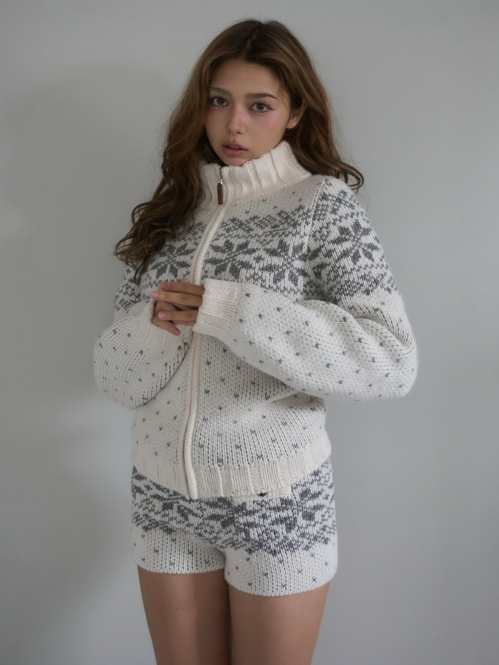 Snow drop knit set up