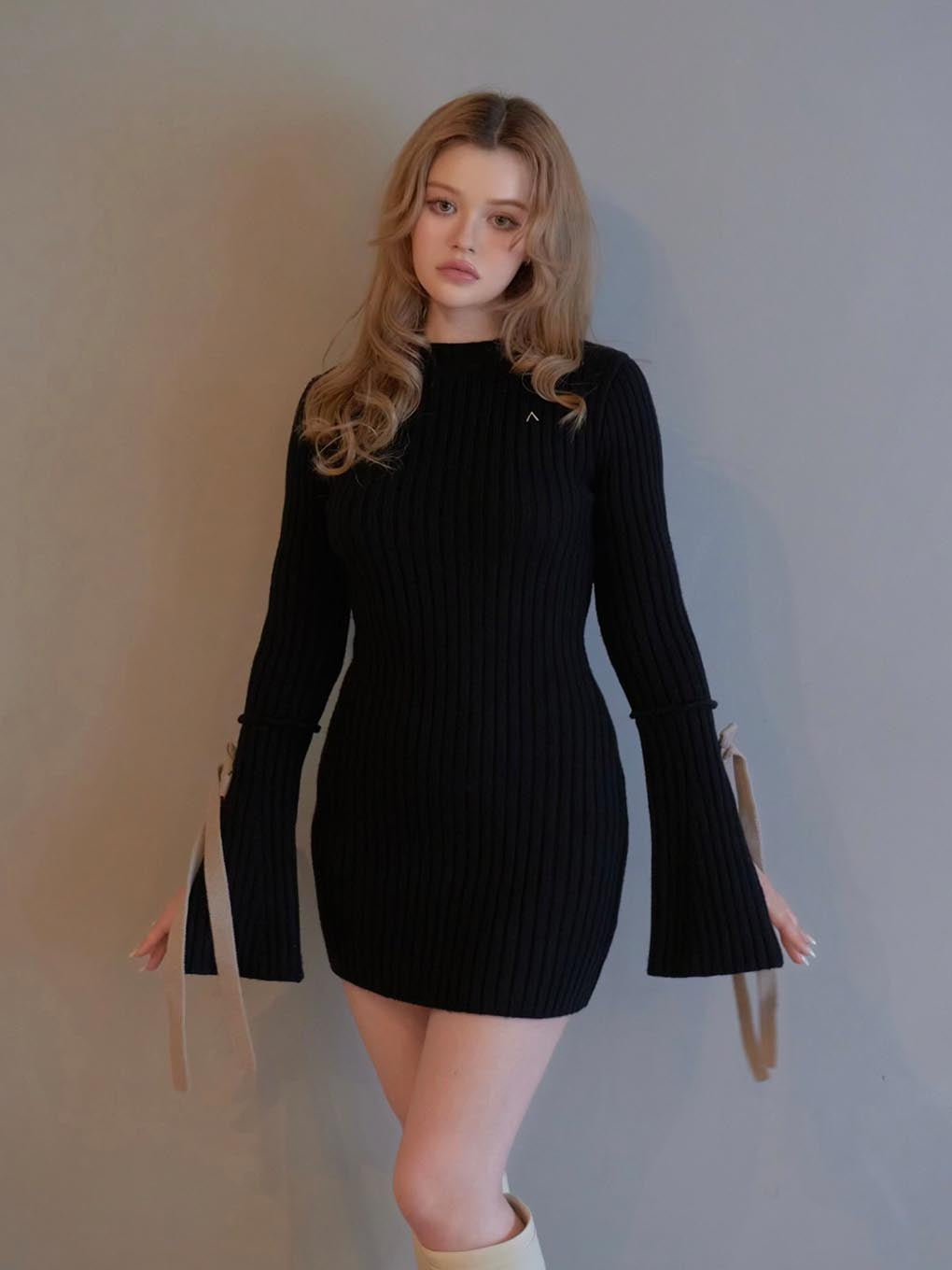 Nora ribbon mini dress