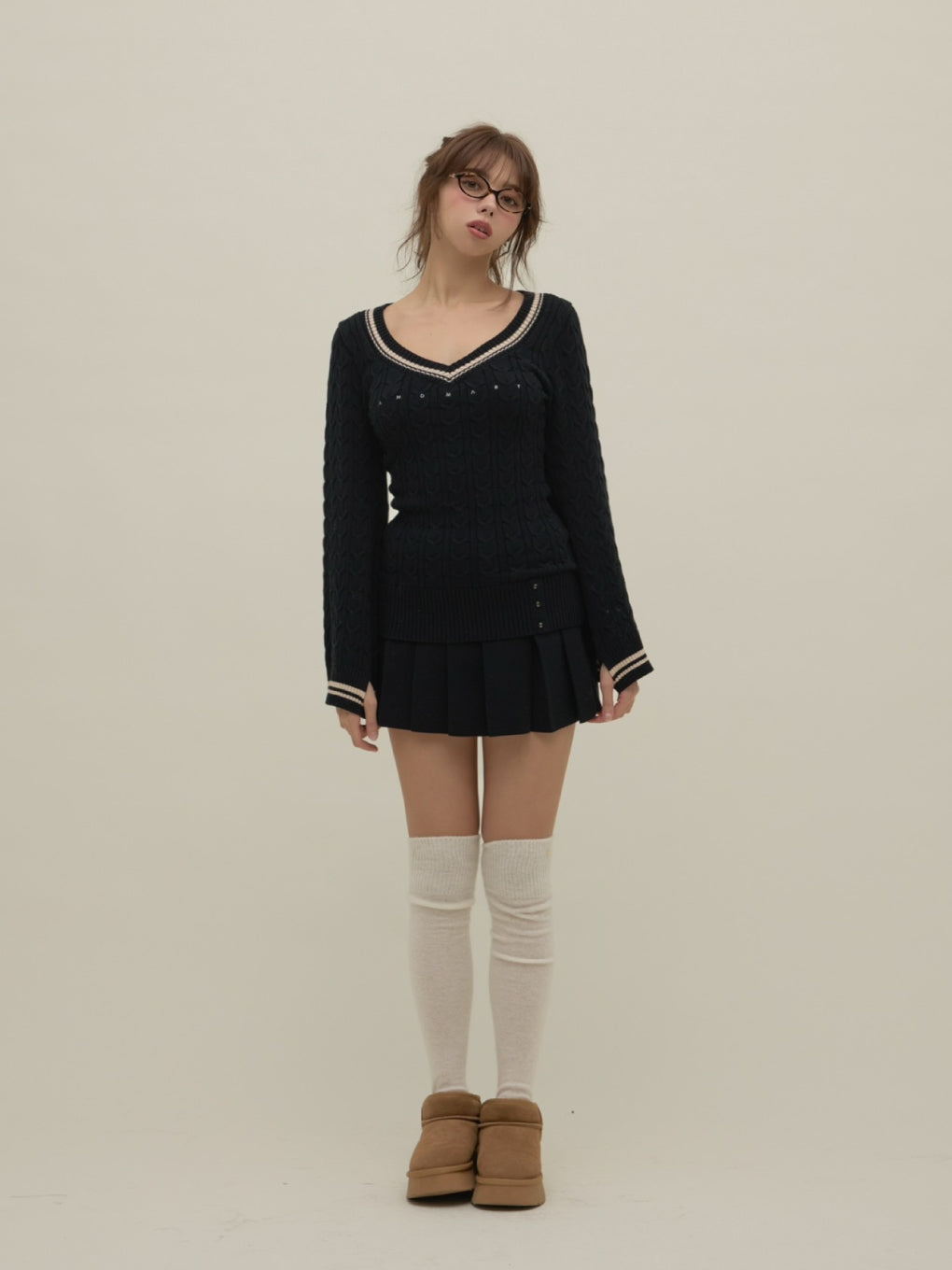 Yuhua school knit set up