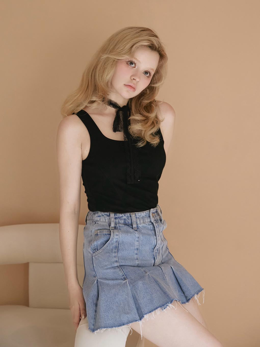 Zoe ribbon tops