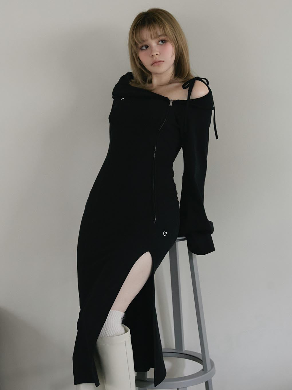 Carina slit dress