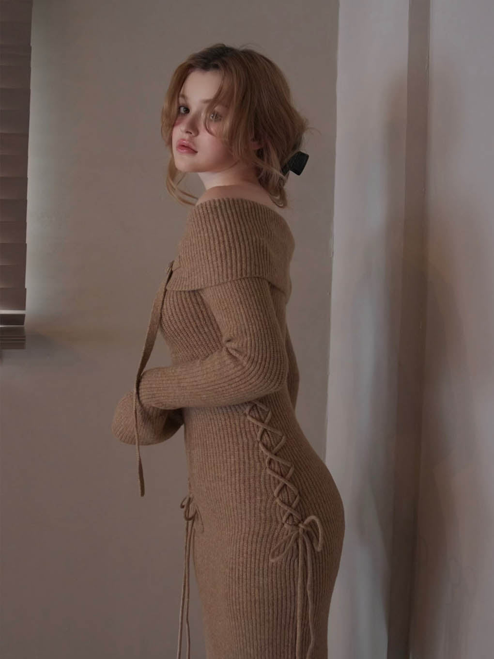 Cheryl knit long dress