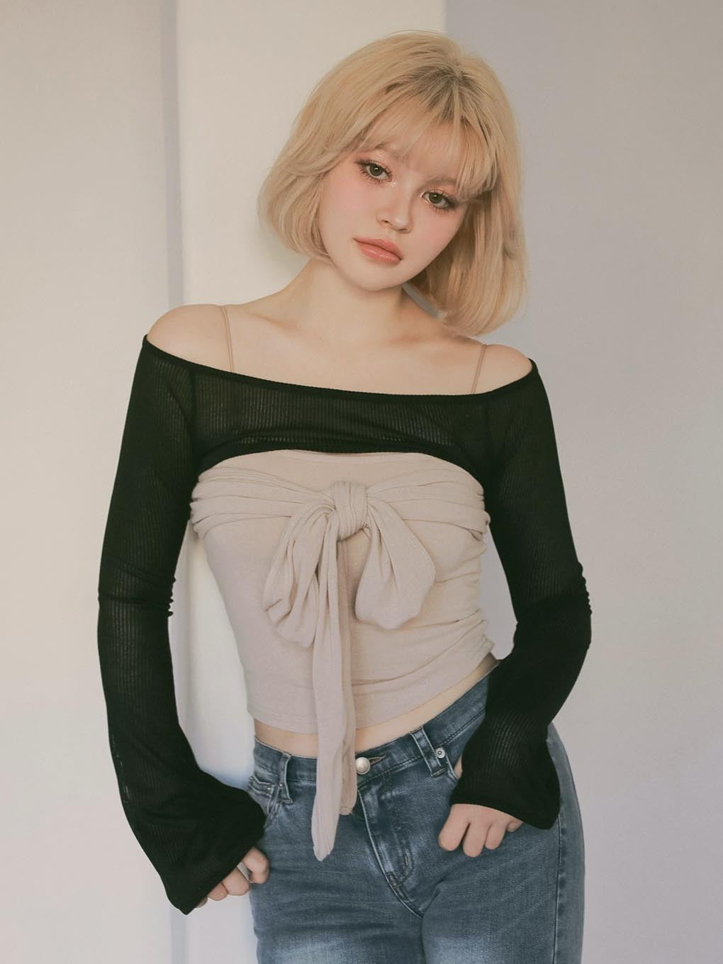 Shayla ribbon tops
