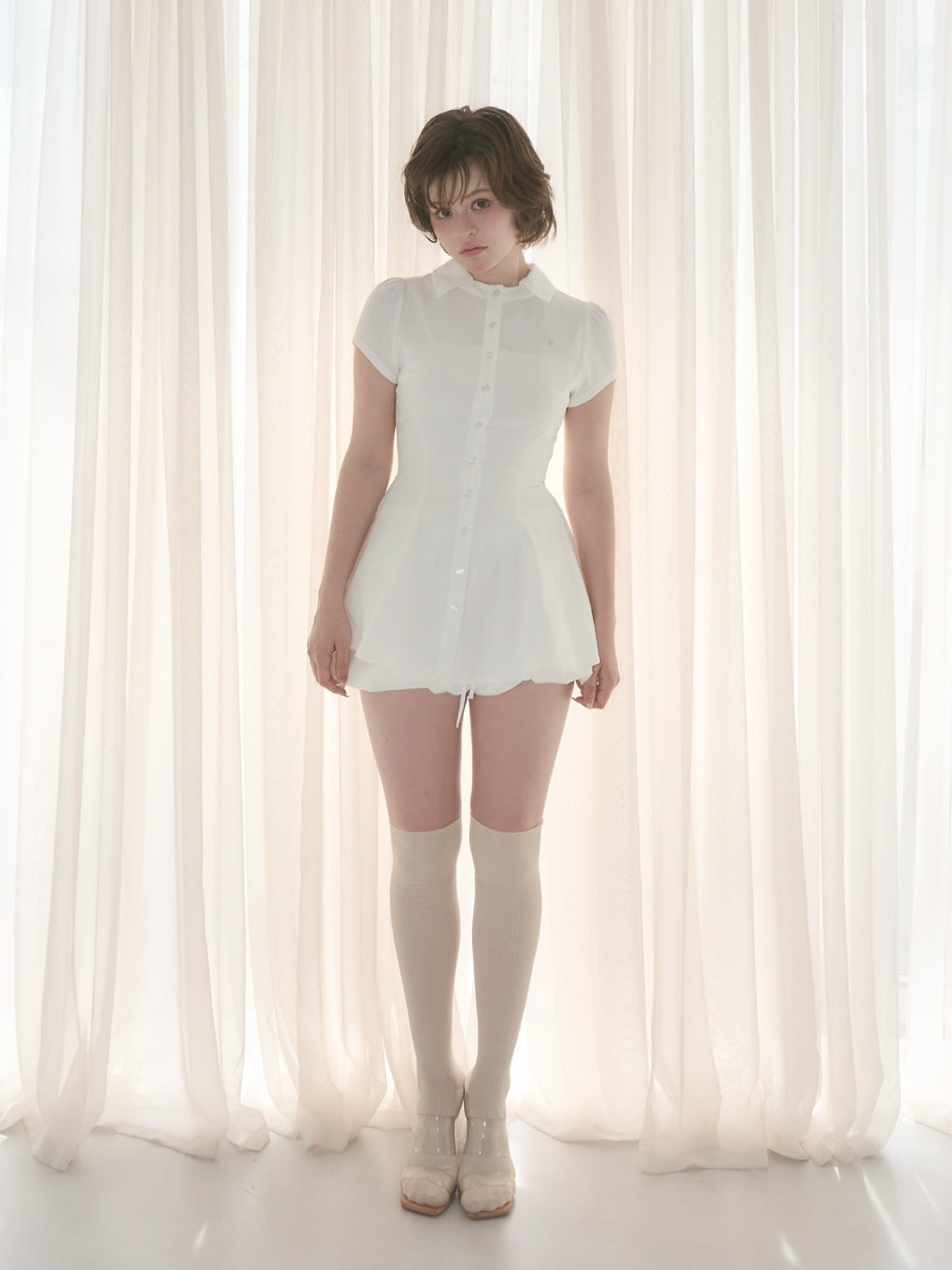 Dorothy flare blouse set up