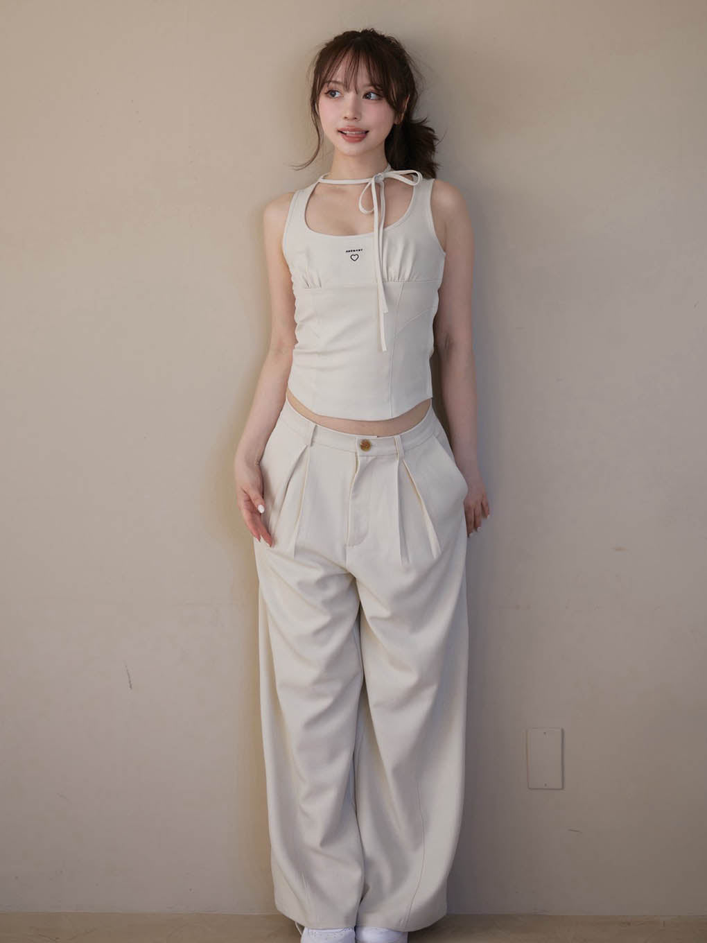 Donna ribbon pants set up