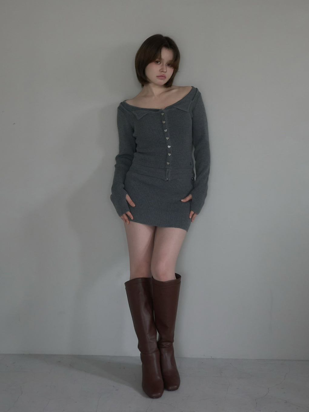 Heart button layered set up