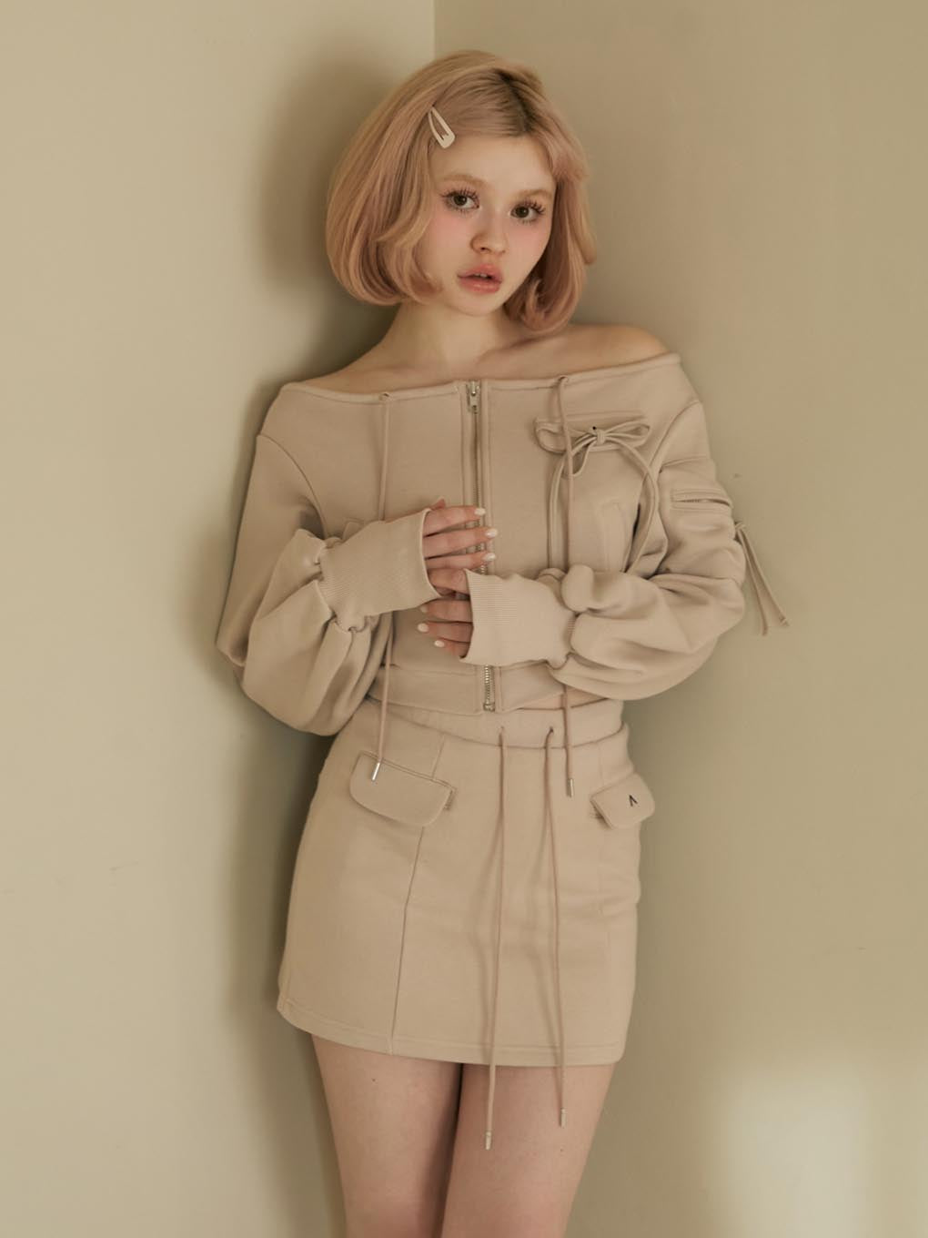 Cherie offshoulder set up