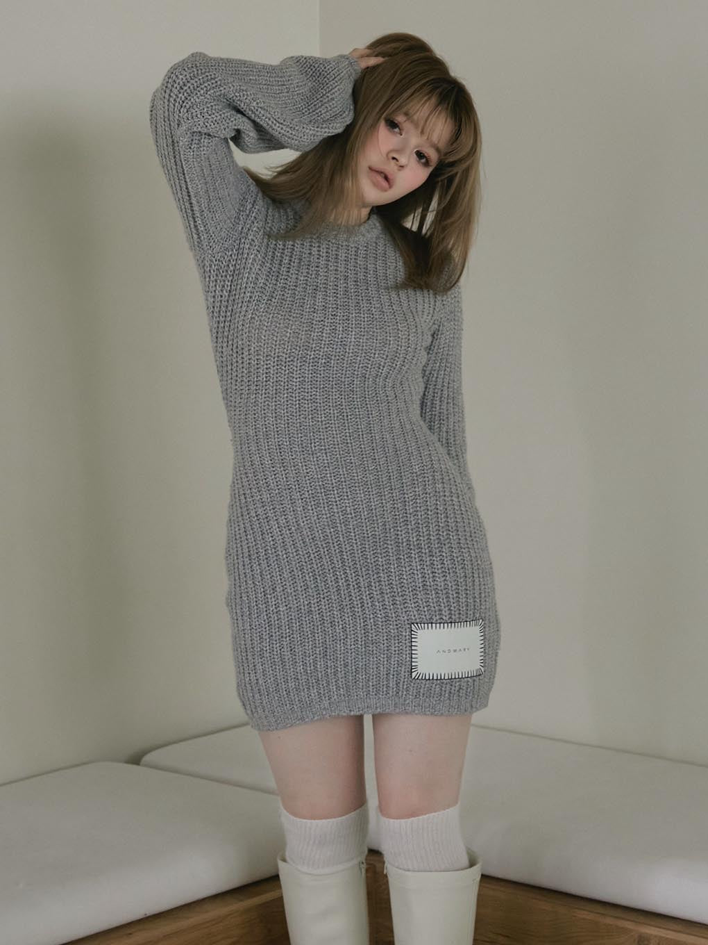 Mel knit mini dress