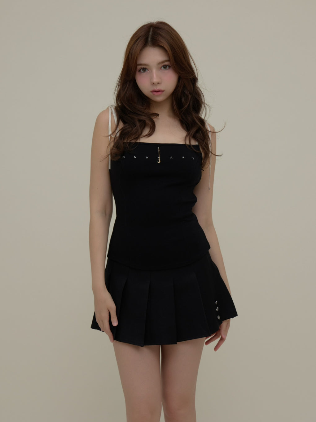 Sorin pleats mini skirt