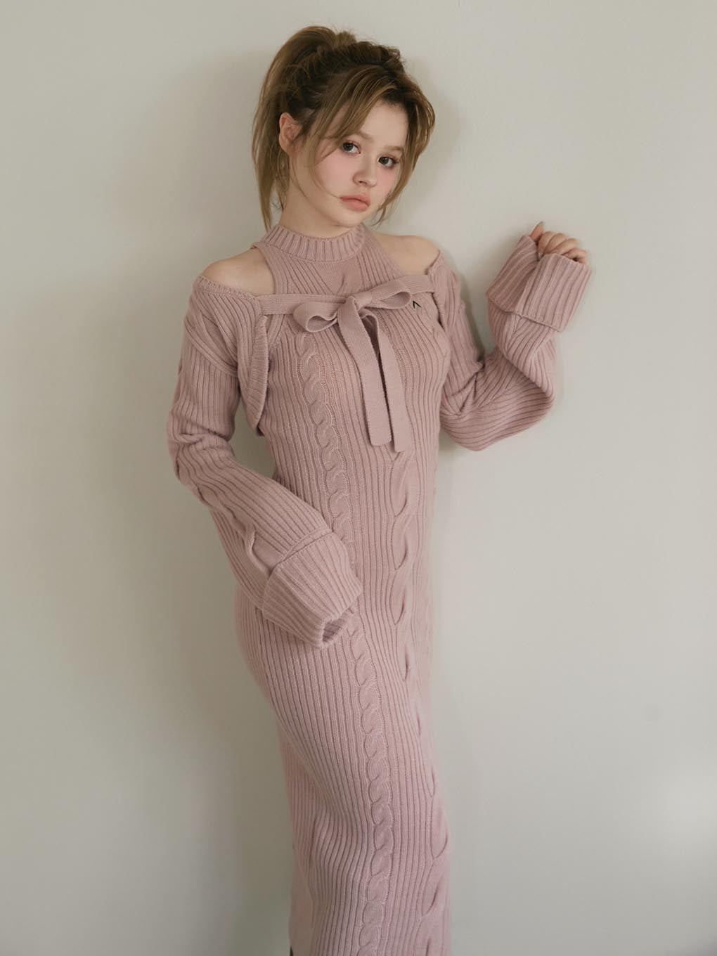 Carmen knit set dress