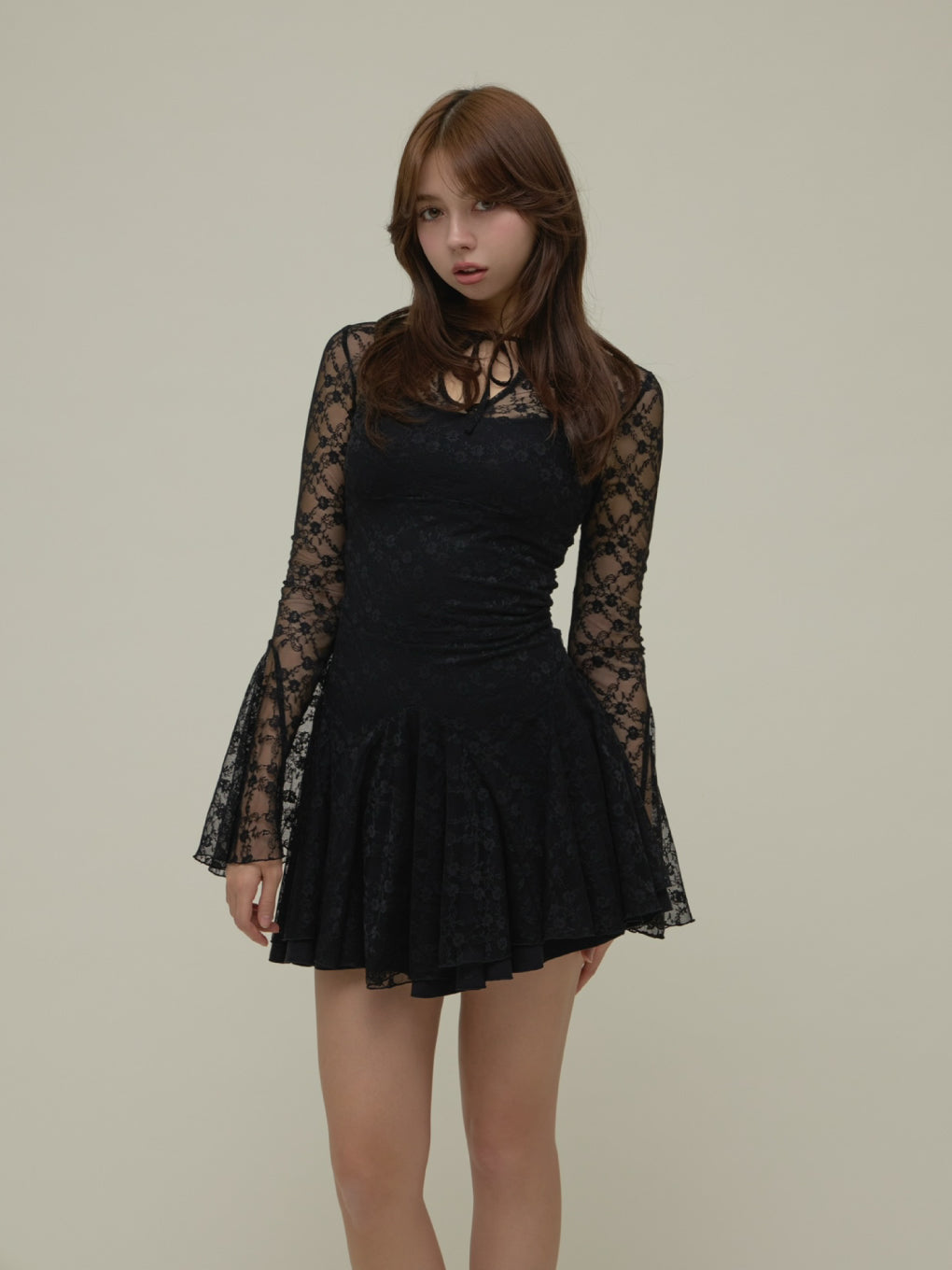 Cereza lace mini dress