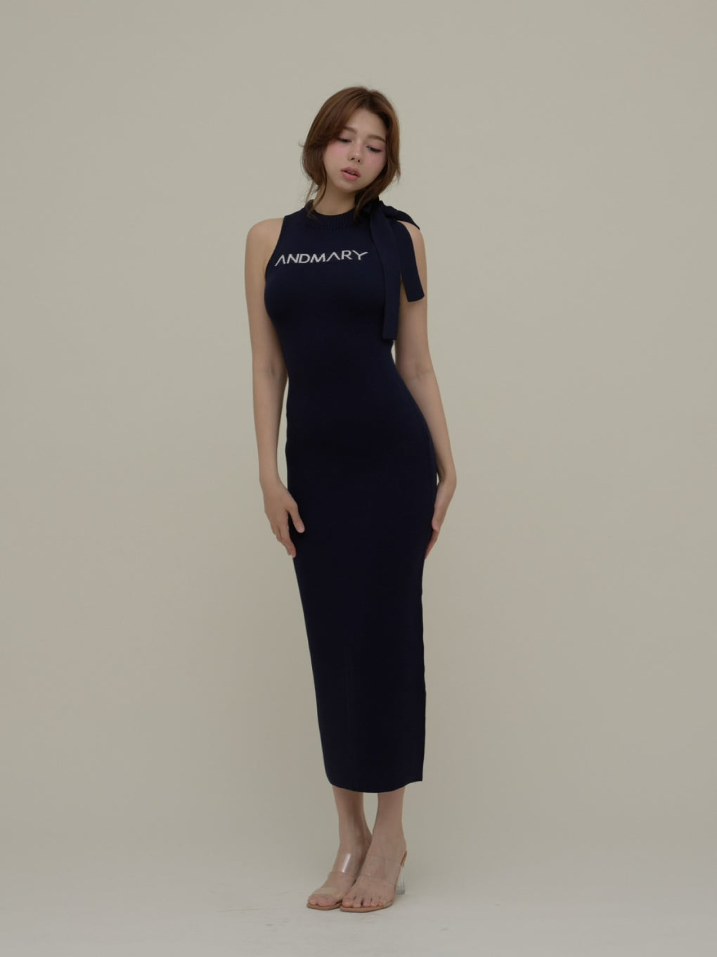 Mary logo long dress