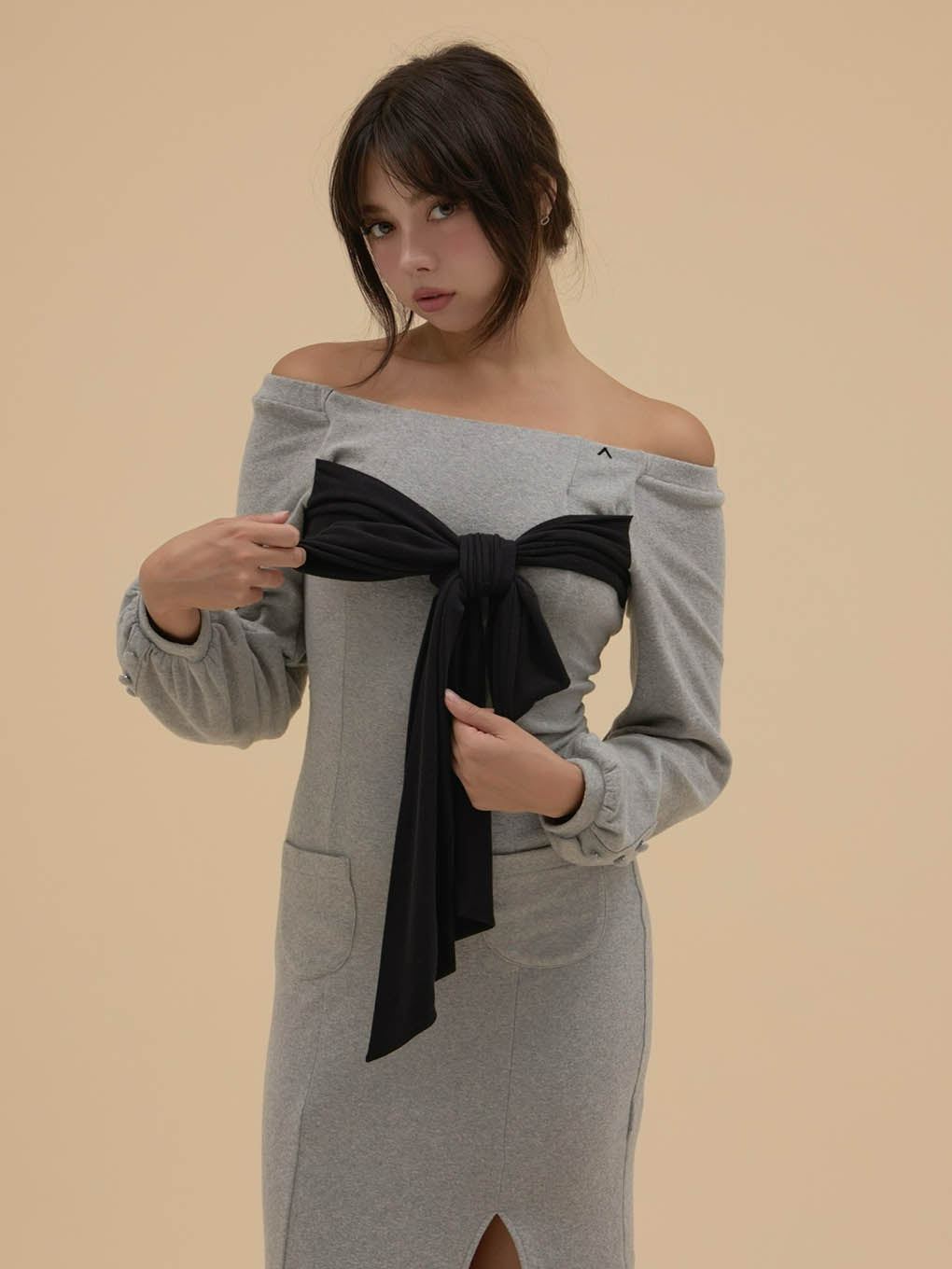 ANDMARY】Ella ribbon dress