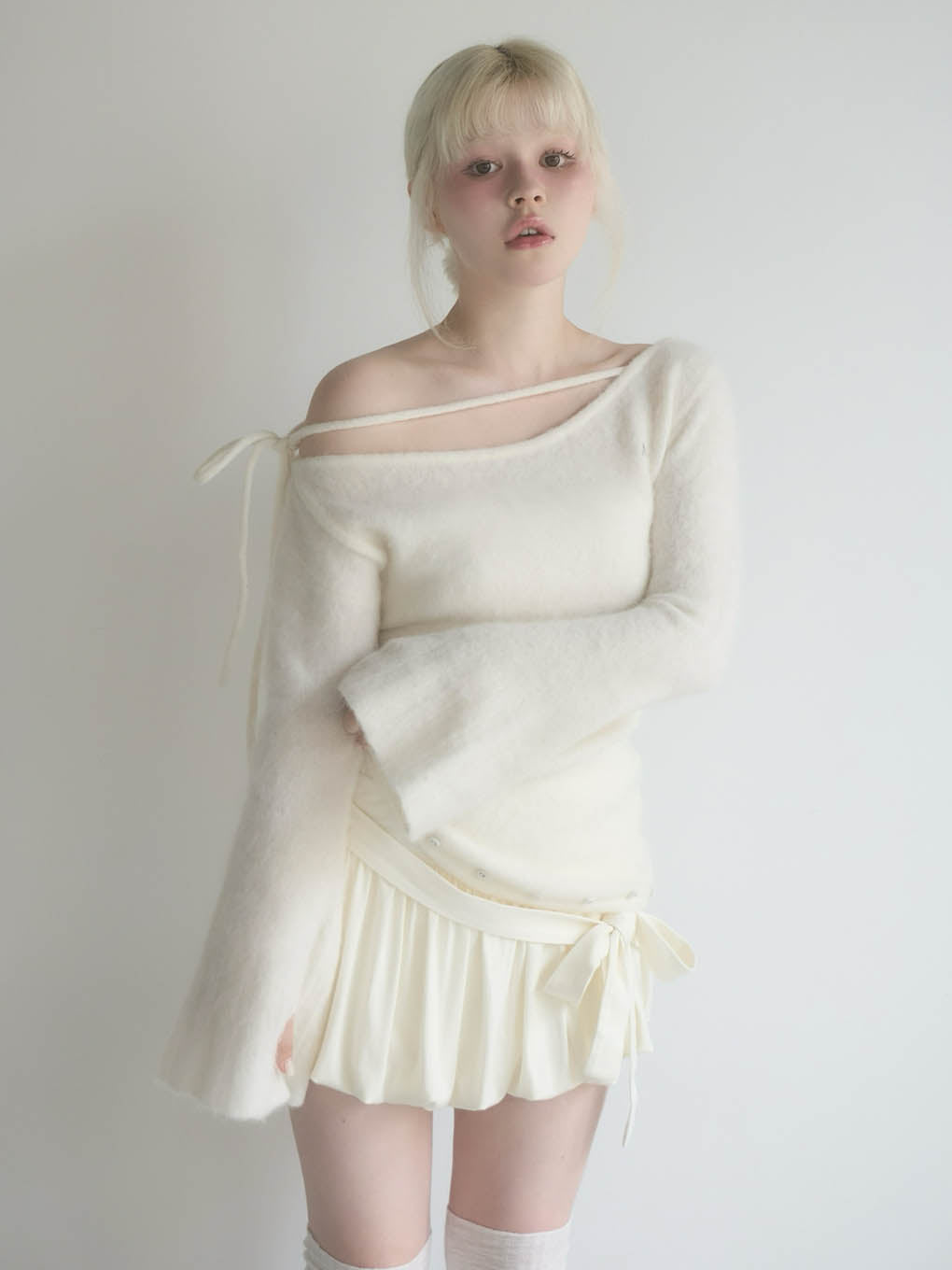 Fluffy loose knit