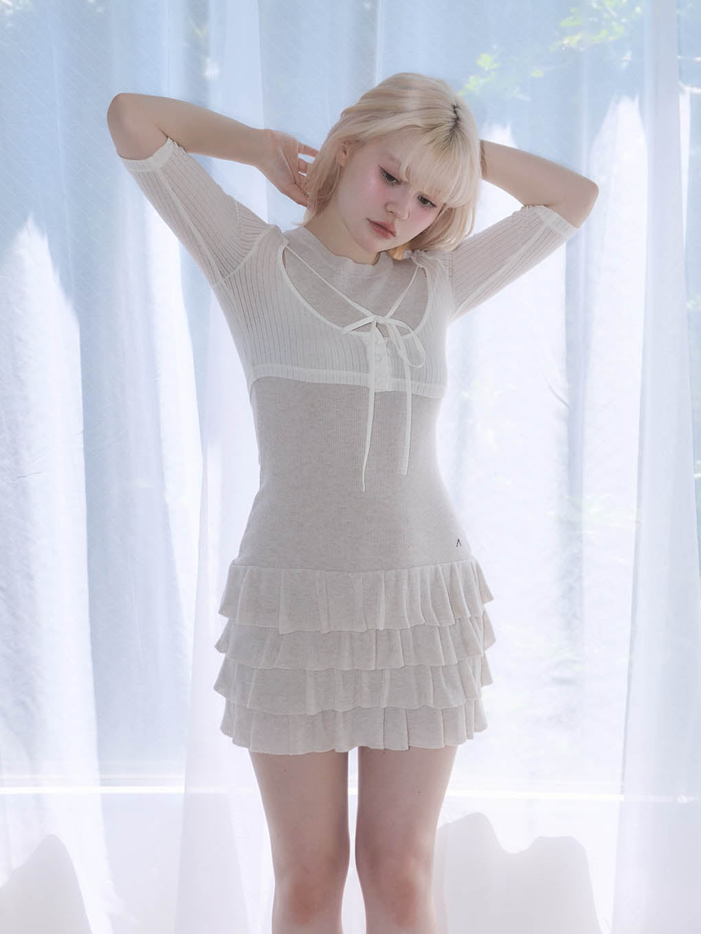 Sophia frill set dress