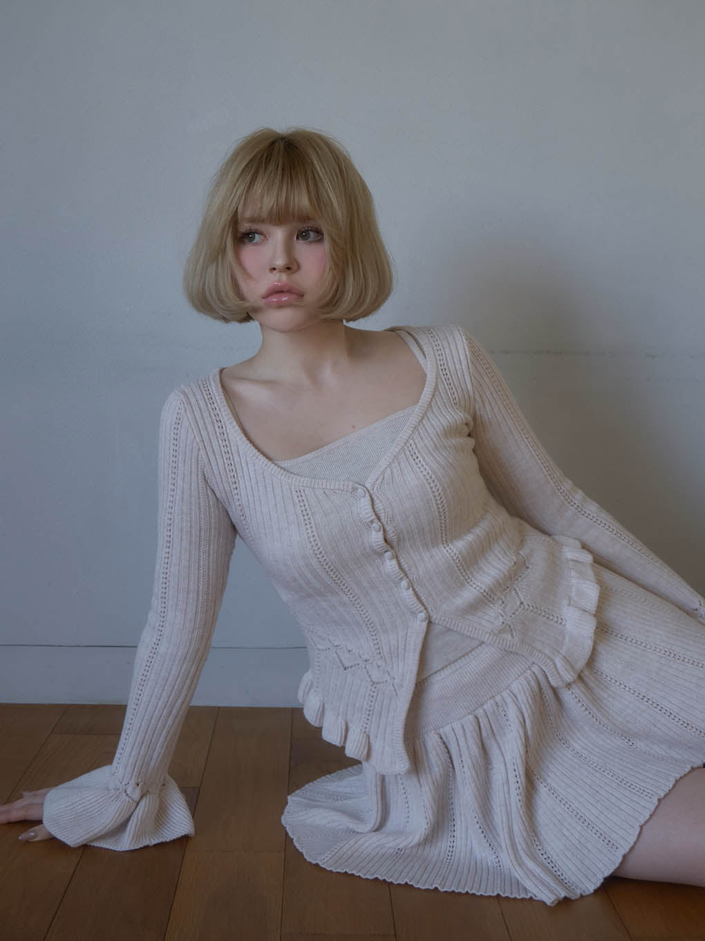 Heart crochet set up