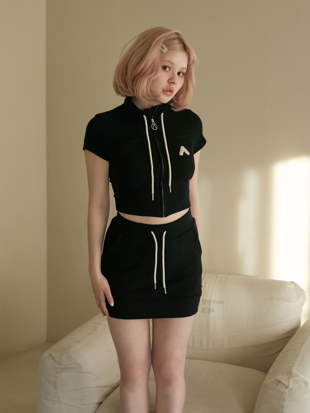 Willow line mini skirt
