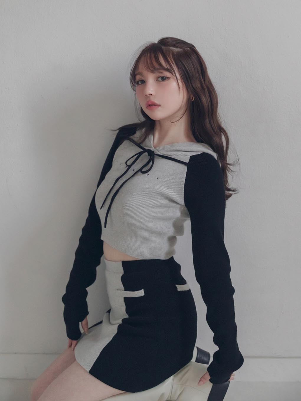 Alma ribbon knit set up