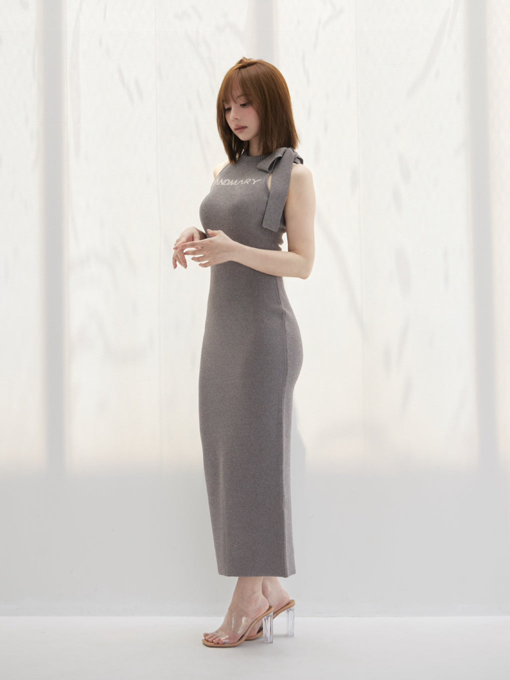 Mary logo long dress