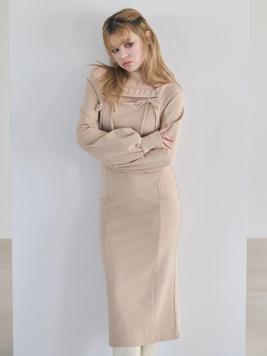 Bebe ribbon dress