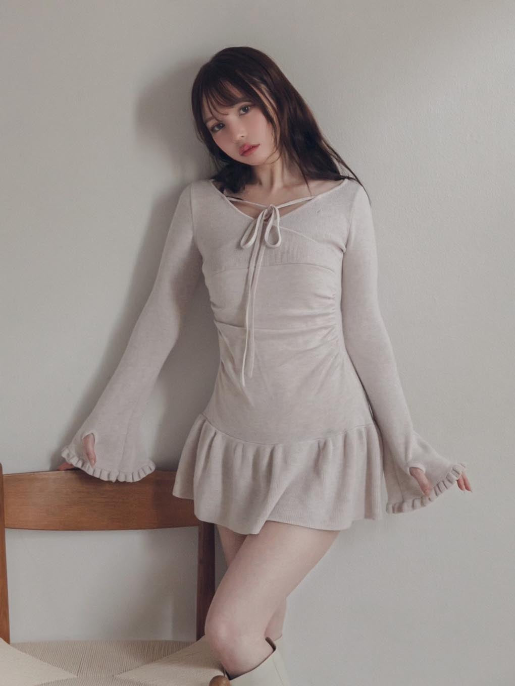Fleur knit mini dress