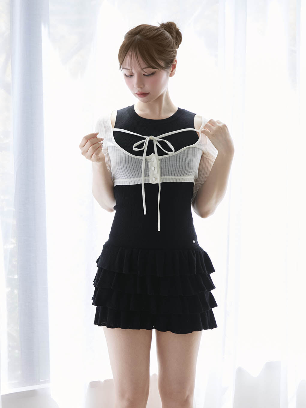 Sophia frill set dress