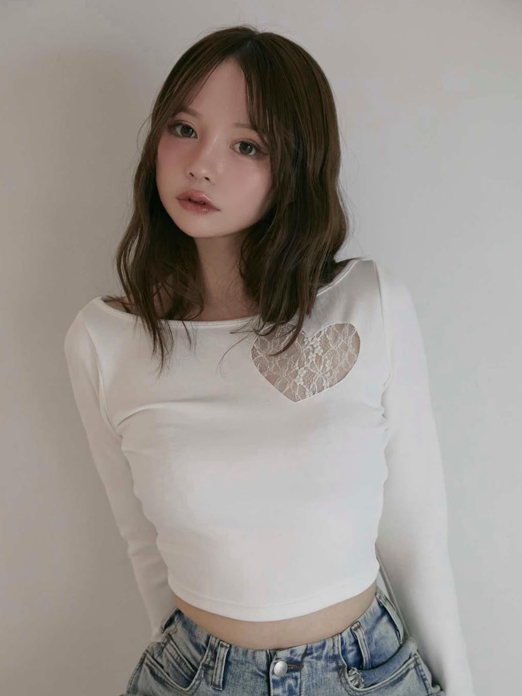 Nini lace long sleeve tops