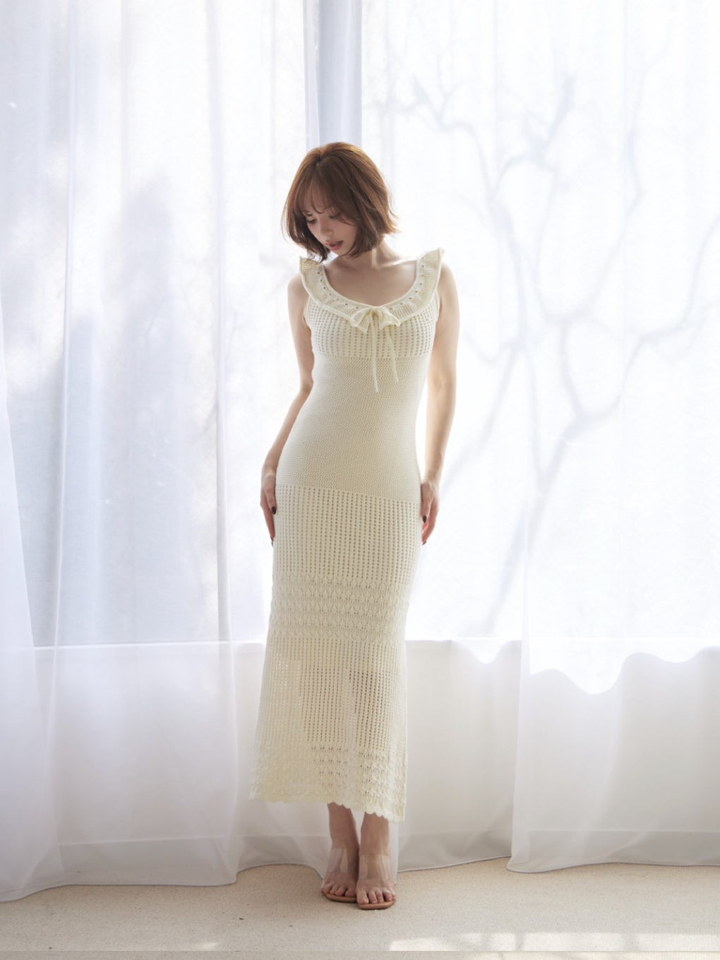 Lily knit long dress