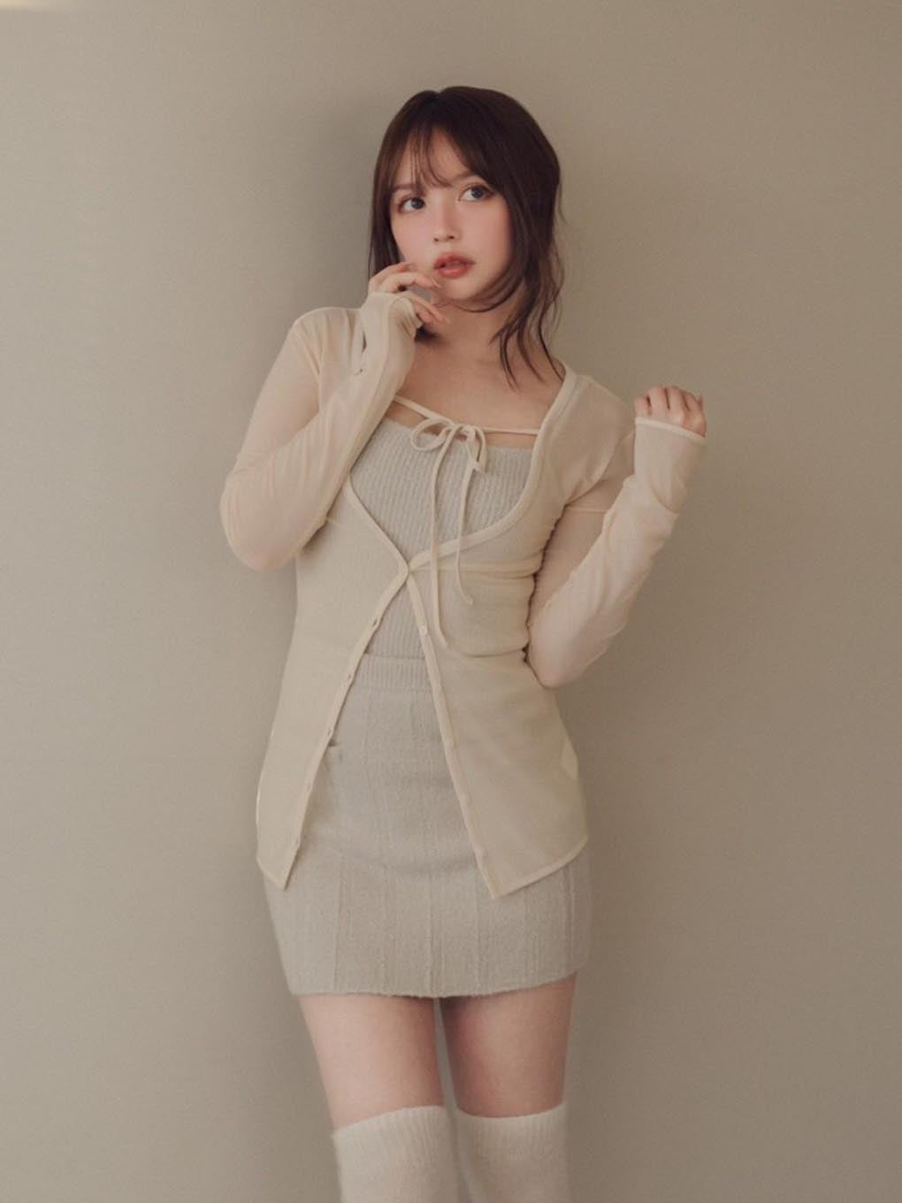 Carina seethrough cardigan