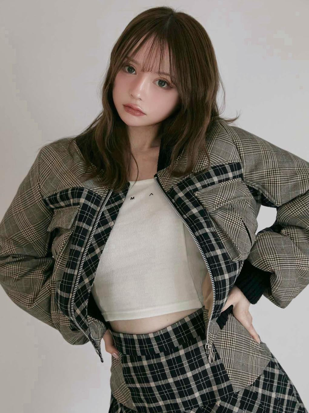 Coco check jacket