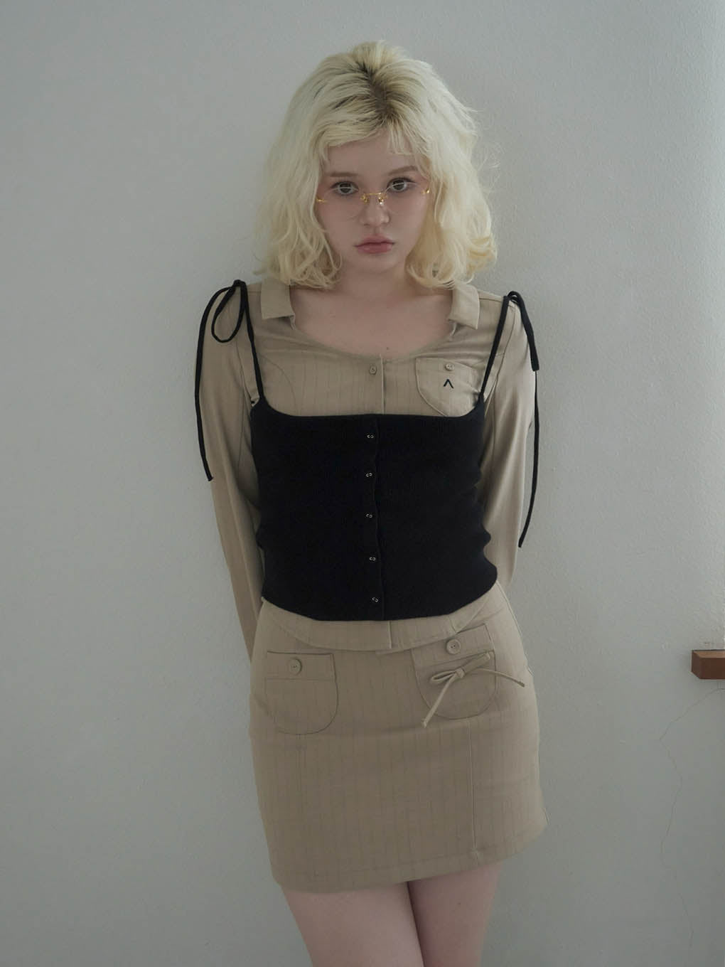 Maya blouse knit set up