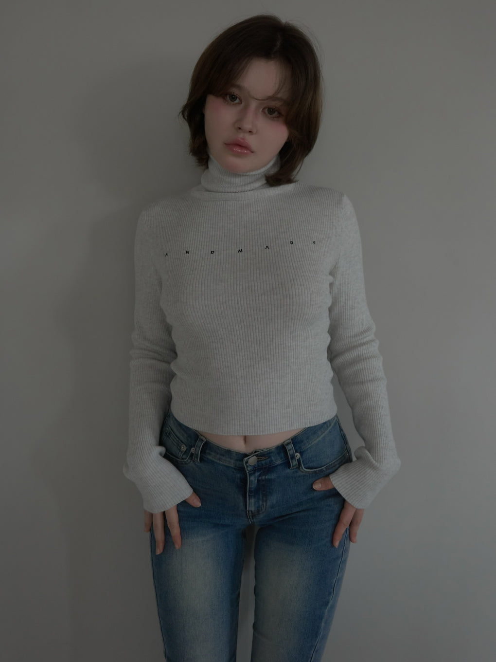 Mary turtle knit tops
