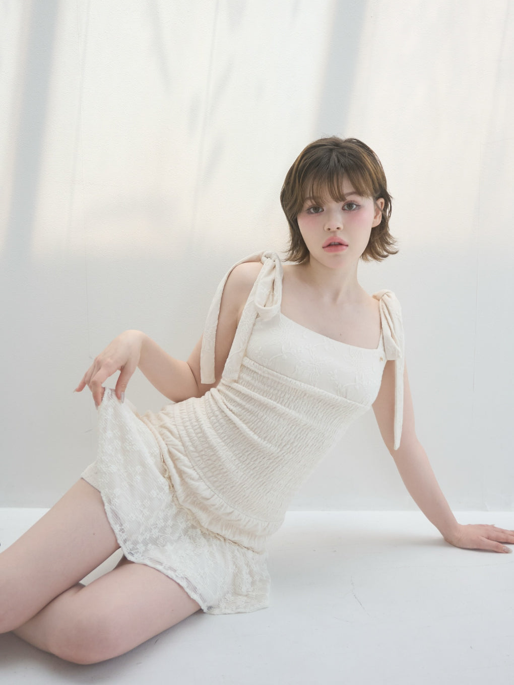 Ameria lace mini dress