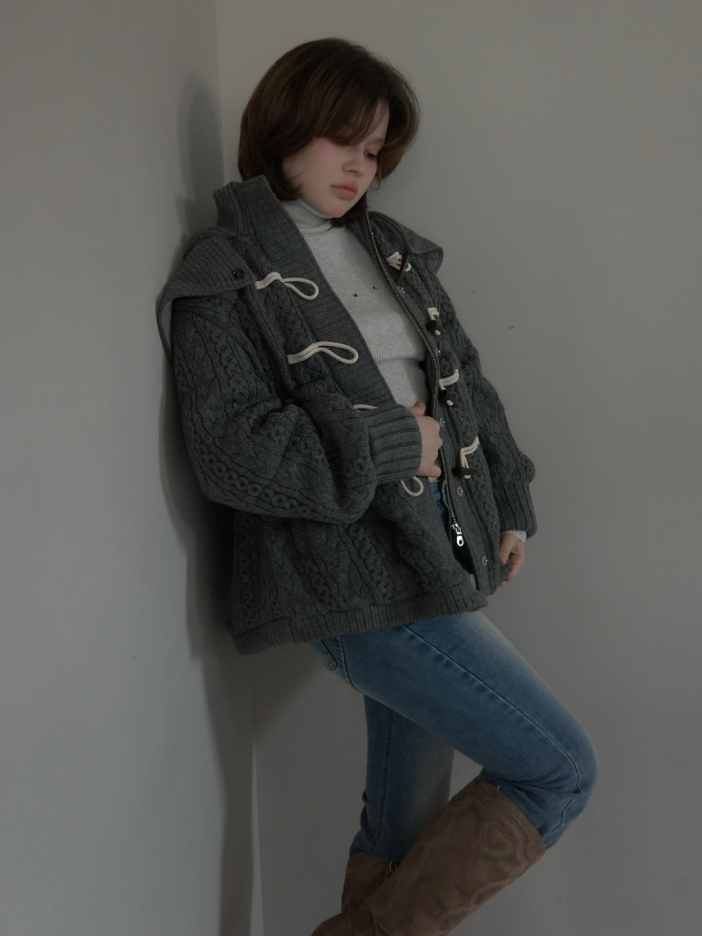 Mary quilting knit jacket