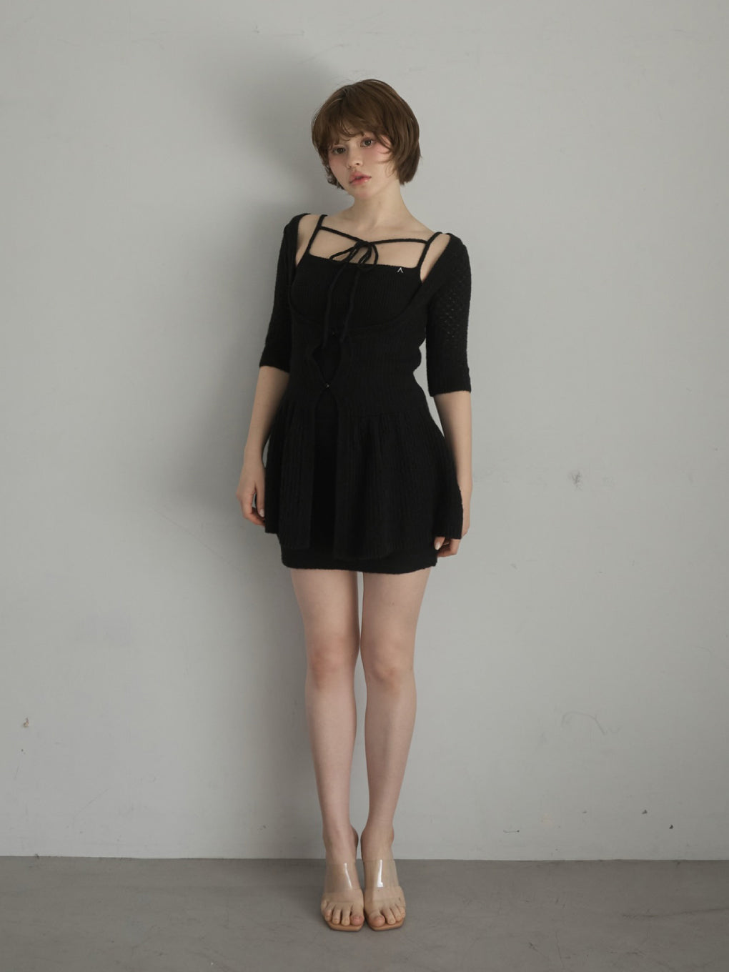 Liz crochet cardigan set up
