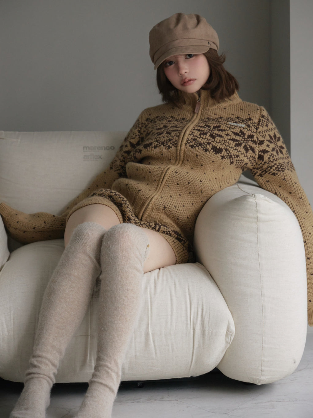 Snow drop knit set up
