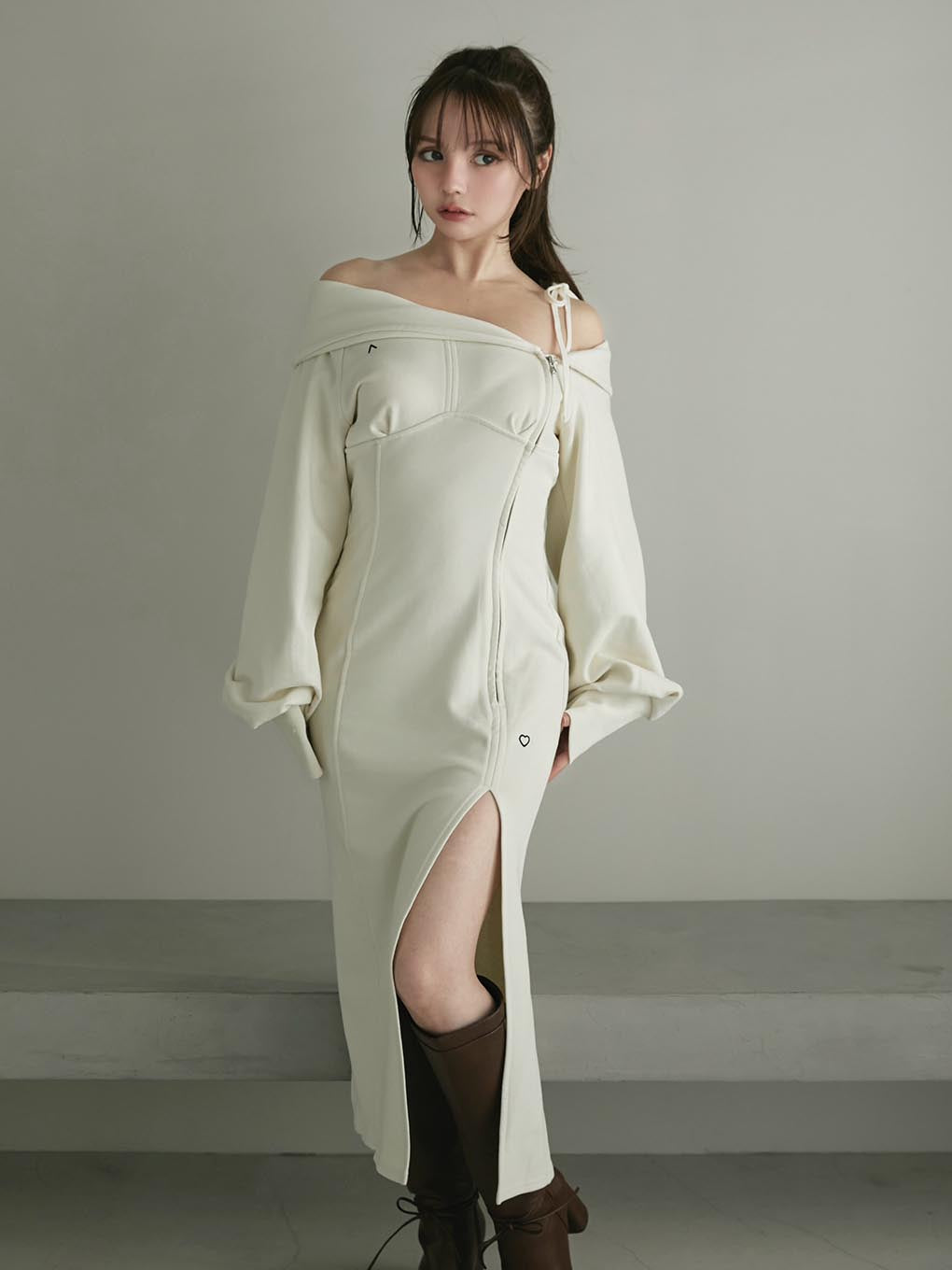Carina slit dress