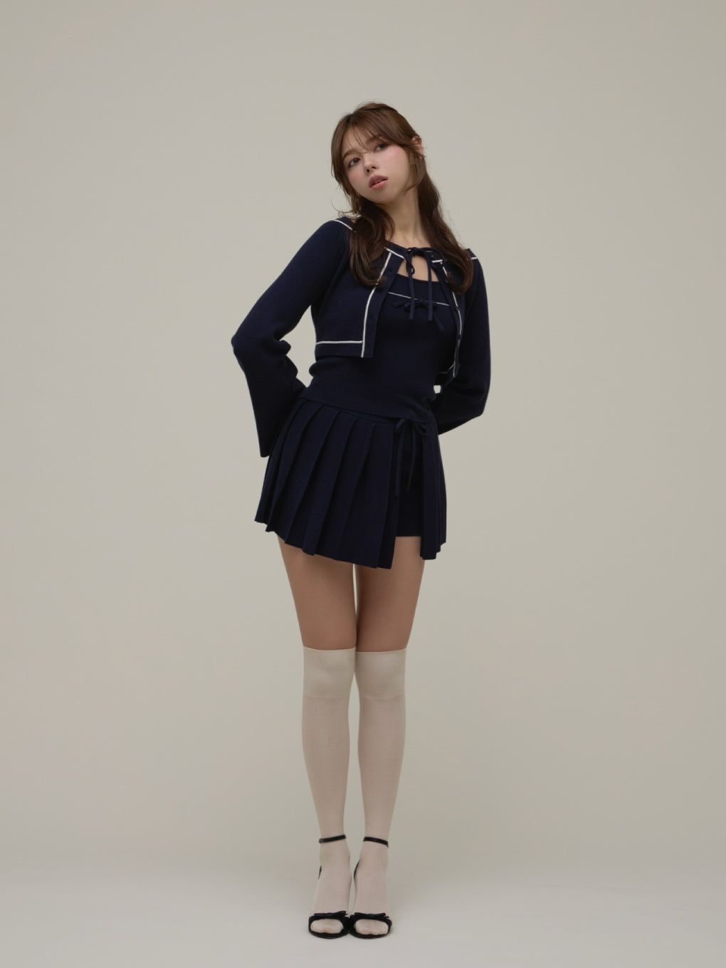 Jennie line knit set up