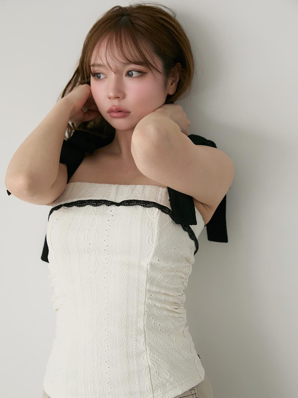 Samantha ribbon tops
