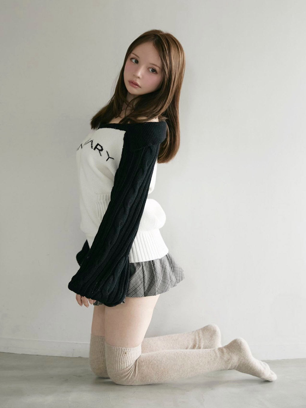 Baby knit knee high sox